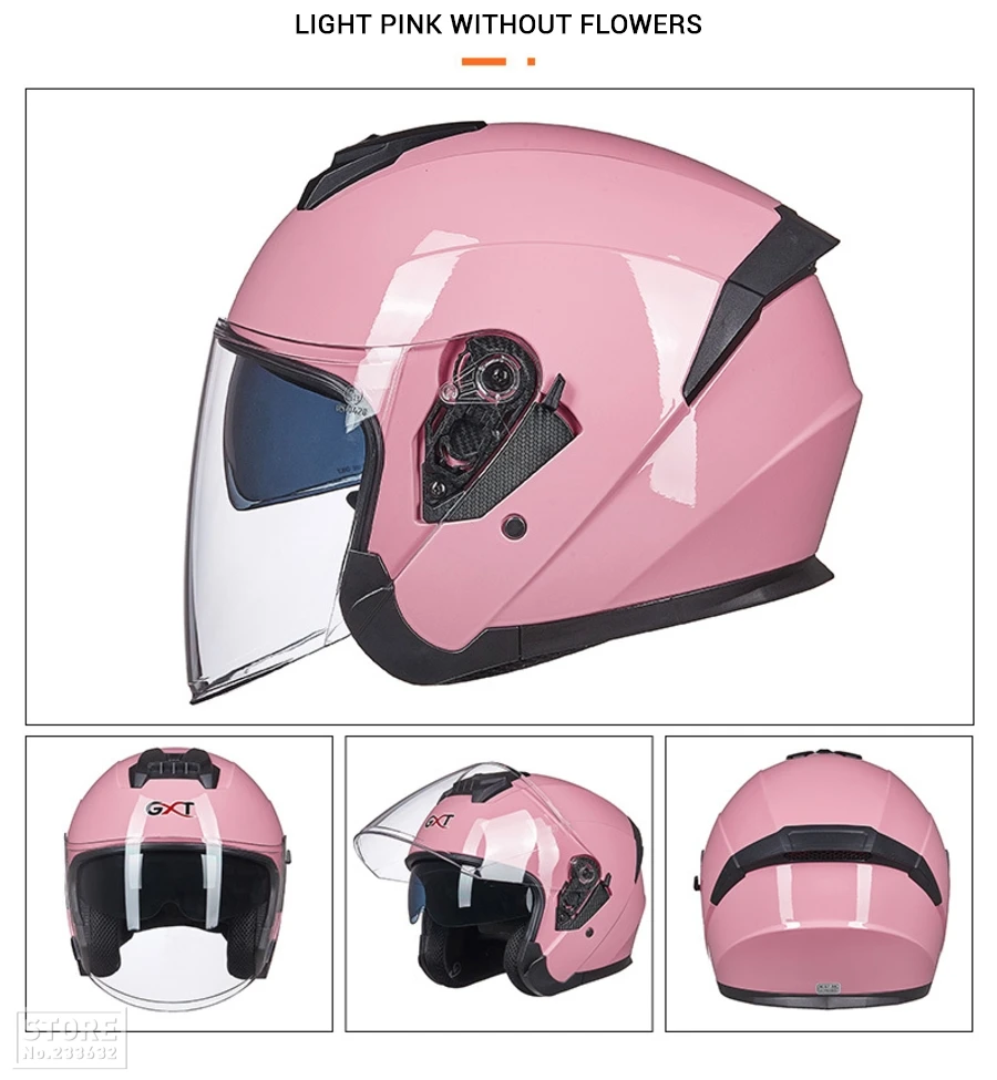 Gxt-capacete de motocicleta com respiração, unissex, meia