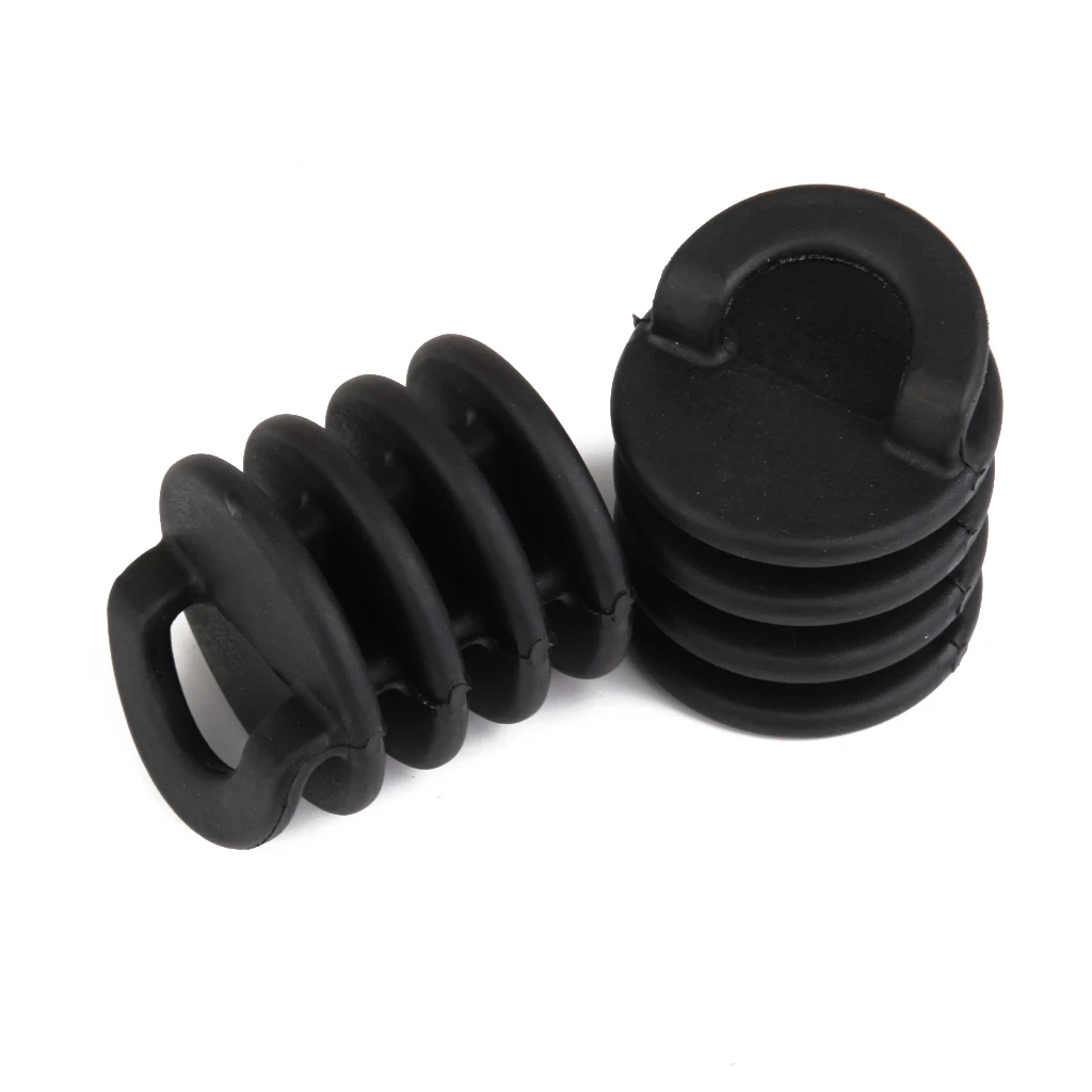 MagiDeal 2 Pieces Nylon Kayak Boat Canoe Scuppers Stoppers Drain Holes Plugs Bungs S/L for Inflatable Fishing Boating Rafting