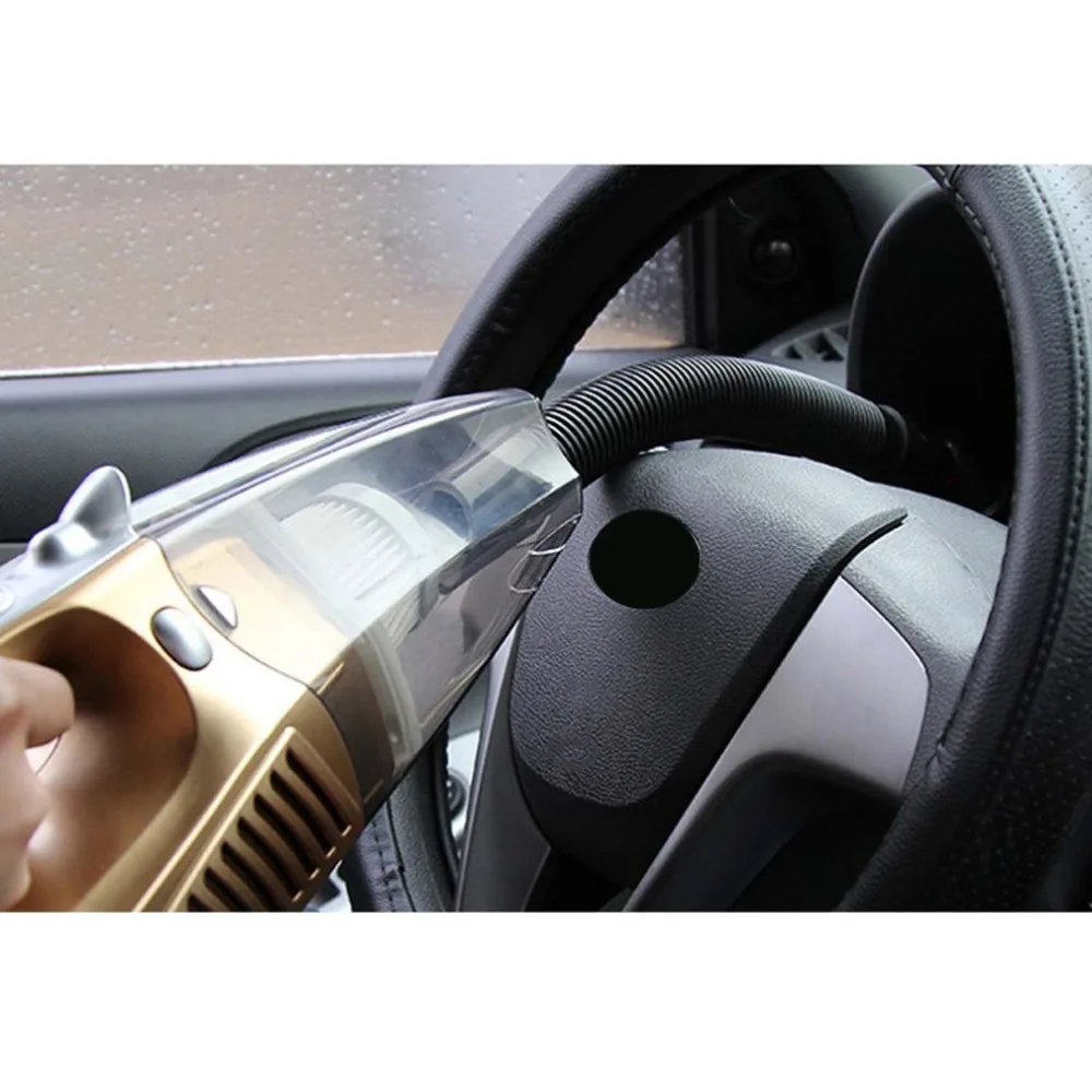 Новые 4-в-1 ручной автомобильный пылесос робот-пылесос Авто влажные/сухие Автомобиль Вакуумный высокого Мощность автомобильный насос светодиодный для освещения