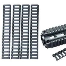 TOtrait 4 шт. рейка пластиковая рыбья кость Лестница Форма 3 цвета винтовка Handguard термостойкая лестница резиновая Picatin
