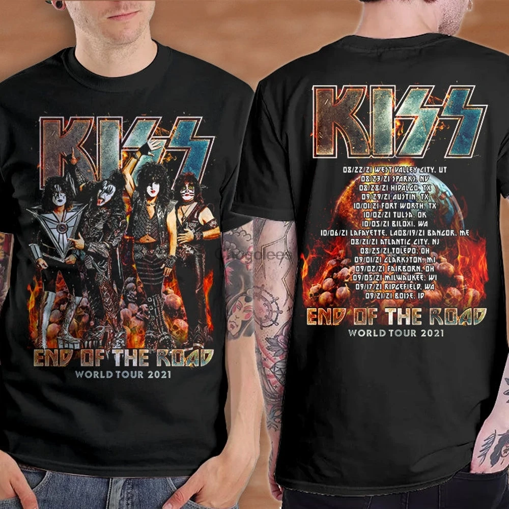 KISS END OF THE ROAD 白Tシャツ M 最終来日 www