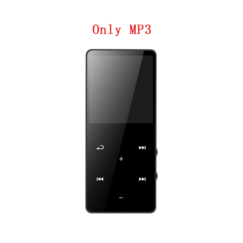 Bluetooth MP3-плеер портативный мультимедийный плеер мини MP3 HiFi музыкальный медиаплеер FM, запись, электронная книга, часы, шагомер 32 Гб - Цвет: only MP3