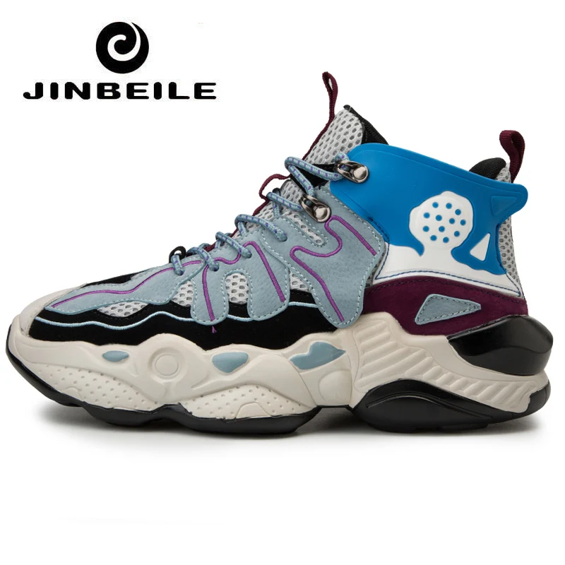 Хип-хоп баскетбольные кроссовки, мужские кроссовки Lebron с толстой подошвой, кроссовки в стиле ретро для уличных танцев, брендовые кроссовки для тенниса
