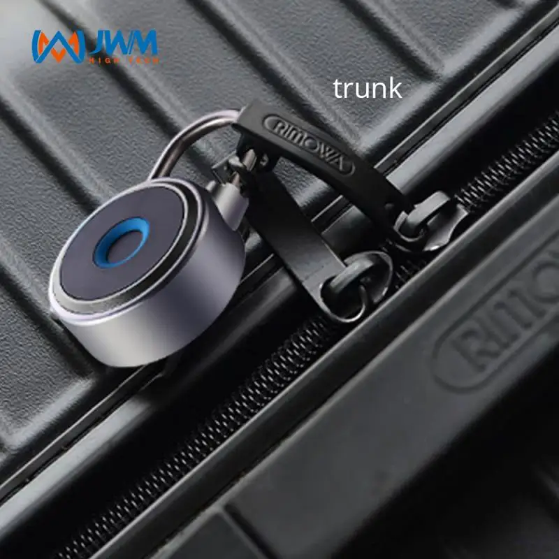JWM Fingerprint Padlock Smart Door Lock Anti-Theft Security Keyless Electric Lock USB Rechargeable IP65 Waterproof Lock