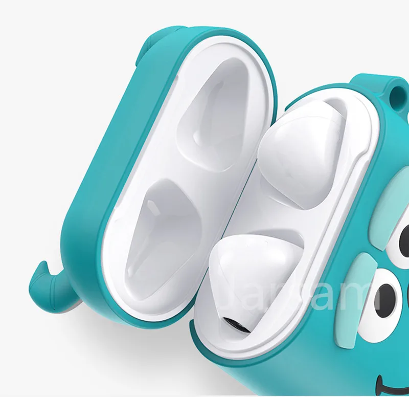 Cartoon Cute box Wireless Headset case for Apple Airpods 1 2 Earphone soft Silicone Cover For Airpods Protective Cases