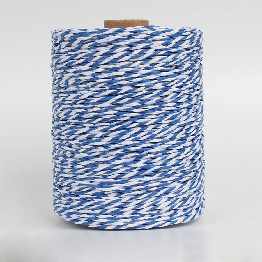 280M Gold Thread Raffia Paper Yarn Luxury Crochet Yarn For DIY Knitting Summer Straw Hat Handbags Cushions Hand Knitting Yarn 3
