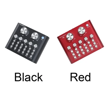 

Studio Bluetooth Computer Stereo For Phone Voice Changer Metal Entertainment Sound Card Digital Live Streaming Audio Mixer DSP