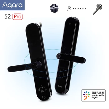 

AQara S2 Pro Smart Door Lock Password Fingerprint Keyless Lock Intelligent Linkage Remote Control Smart Home work with Mijia APP
