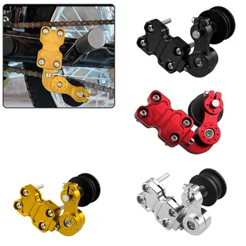 

Portable Motorcycle Golden Aluminum Adjuster Chain Tensioner Bolt On Roller Tool