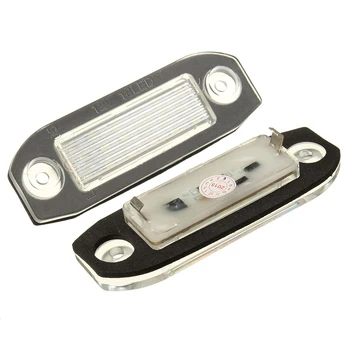 

Replacement For Volvo C30 XC60 XC70 XC90 S40 S60 1 Pair Car Rear License Number Plate LED Light Lamp
