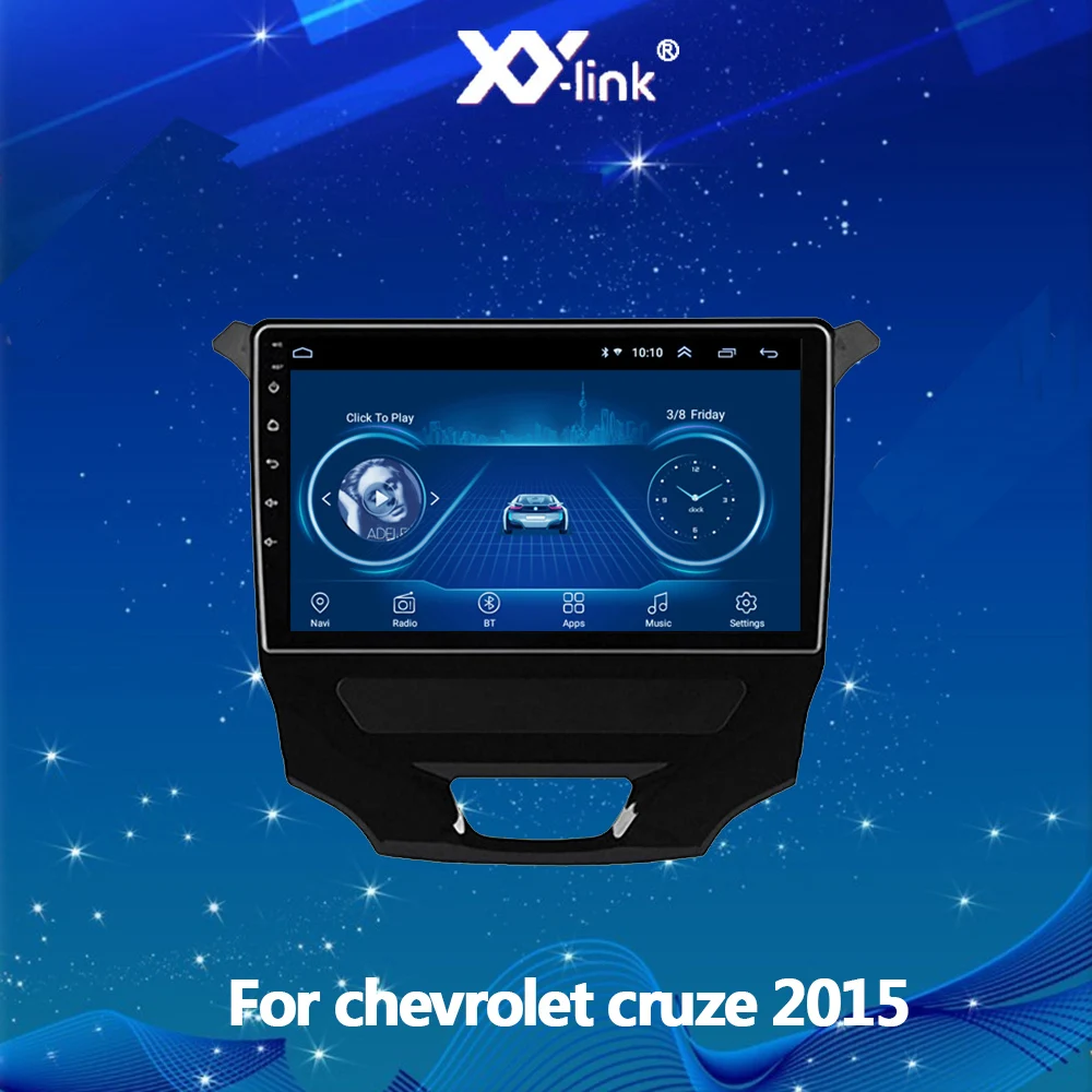 Автомобильный мультимедийный Dvd-плеер Wanqi 9 дюймов 4/8 ядер Android для Chevrolet Cruze 2015