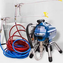 Новинка 595, Электрический Плунжер, высокое устройство для безвоздушного распыления под давлением, профессиональная латексная машина для распыления краски, 220 В, 4л/мин, 3000 Вт