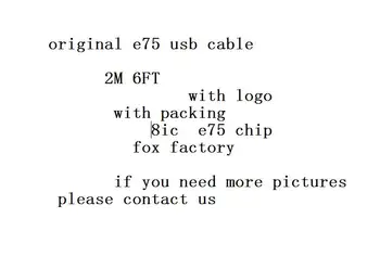 

10Pcs/lot 100% Genuine Original 8ic 2m E75 Chip Sync Data USB charger Cable for iphone7 8 plus X XS With retail box
