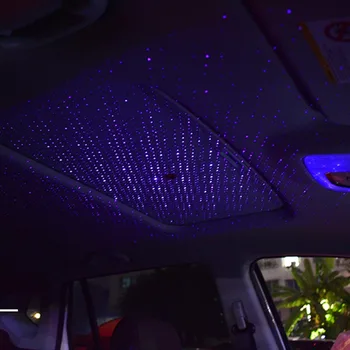 

USB decorative LED lamp roof night light projector for Peugeot 206 207 208 301 307 308 407 2008 3008 4008