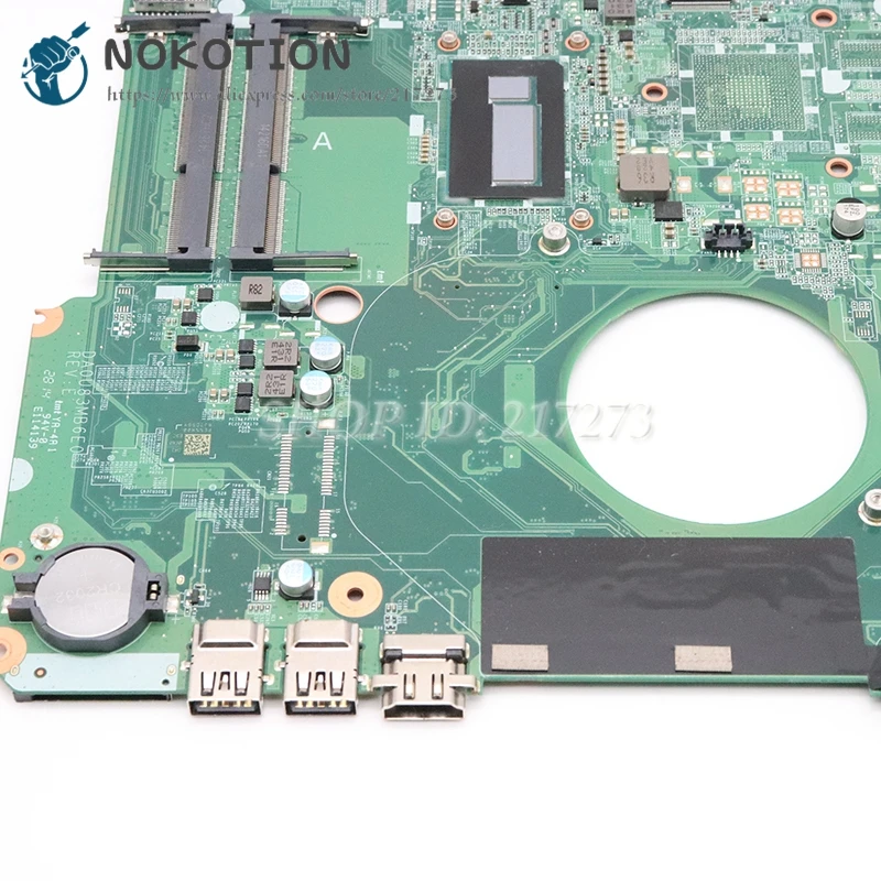 amazing  NOKOTION DA0U83MB6E0 782103-501 782103-001 For HP Pavilion 15-N 15-F 15-F010DX Laptop Motherboard I