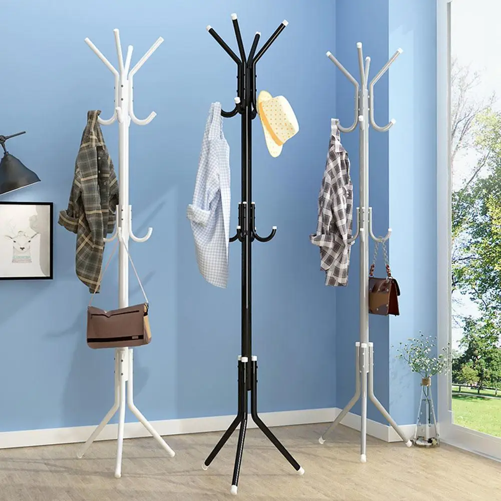 

Display Stand with Triangular Support for Hat Clothing Storage Metal Shelf