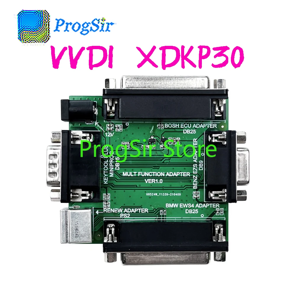 Адаптер Xhorse XDKP30GL XDKP30 BOSH ECU для Benz EZS EIS BMW EWS4 обновление 4 в 1 работа с VDI MINI Prog Key Tool Plus |