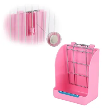

Small Pet Feeder Fixed Spring Grass Shelf Rabbit Dutch Pig Animal Pets Food Rack Hay Bowl Portable