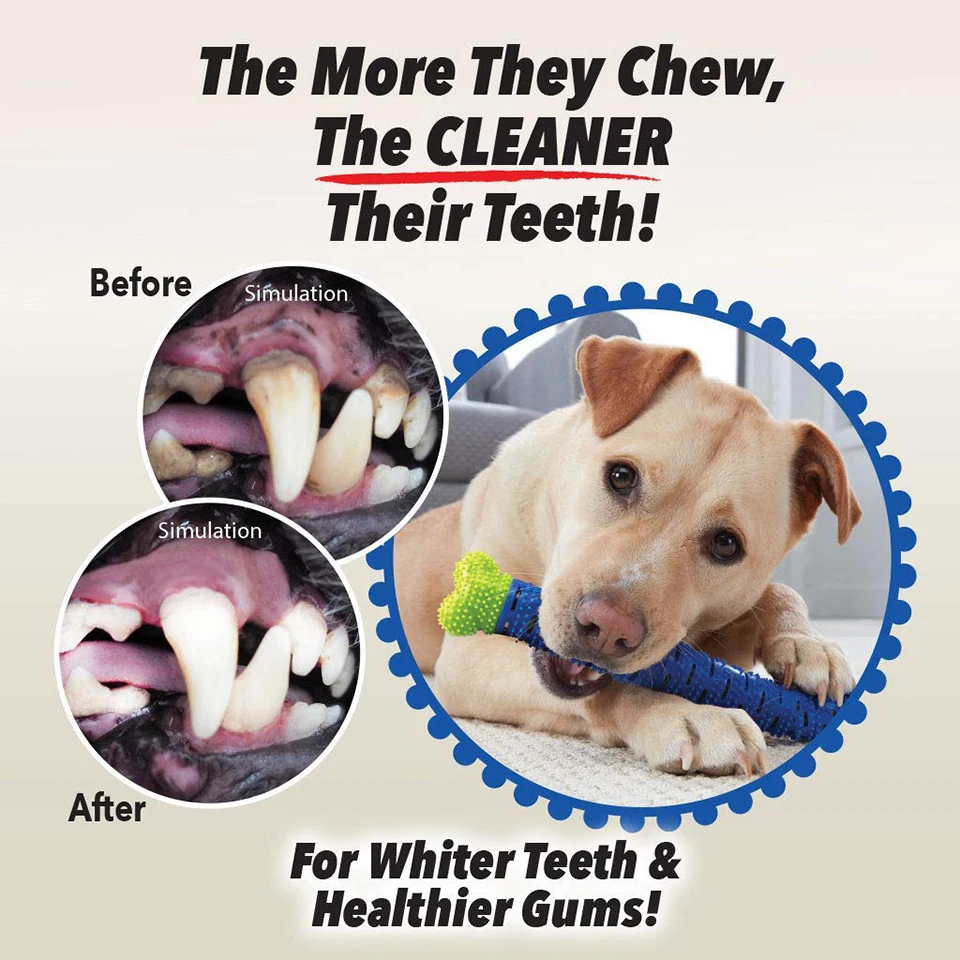 Для домашних собак Игрушки для жевательной щетки смешная Интерактивная Жевательная зубная щетка в форме кости собаки чистят зубы во время жевания уход за полостью рта