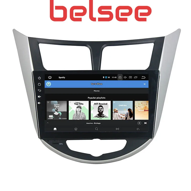 Best Belsee Android 9.0 4+64GB 9" Screen Car DVD 2din Radio GPS Navigation Multimedia for Hyundai Verna Accent Solaris i25 2011-2016 4 Best Belsee Android 9.0 4+64GB 9" Screen Car DVD 2din Radio GPS Navigation Multimedia for Hyundai Verna Accent Solaris i25 2011-2016 4