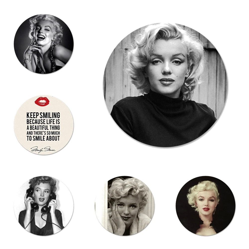 

58 мм Marylin Monroe цитаты Высокое качество кухня домашний декор холодильник магнитные наклейки открывалка для пива, колы