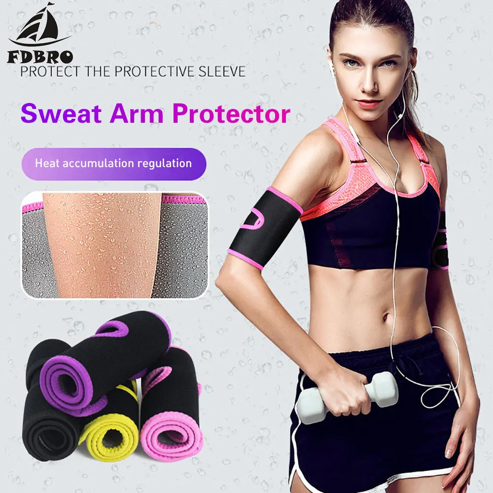 

FDBRO 1Pair arm sleeves Body Shapers Sauna Arm Warmers Slimmer Sleeve Trimmers Wraps For Lose Fat Arm Shaper Weight Loss