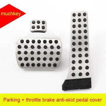 

Pedal Cover For Benz Abs Chrome Holding Trim 3pcs Parking +santi-skid Glk200 Glk260 300glk