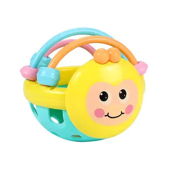 

Baby Rattles toy Intelligence Grasping Gums Plastic Hand Bell Rattle Funny Educational Mobiles Toys Birthday Gifts Drop shipping
