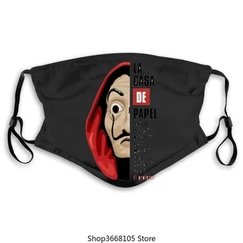 

Männliche Maske Lustiges Design La Casa De Papel Maske Männer Geld Überfall Masken TV-Serie Männer Cartoon House of Paper Maske