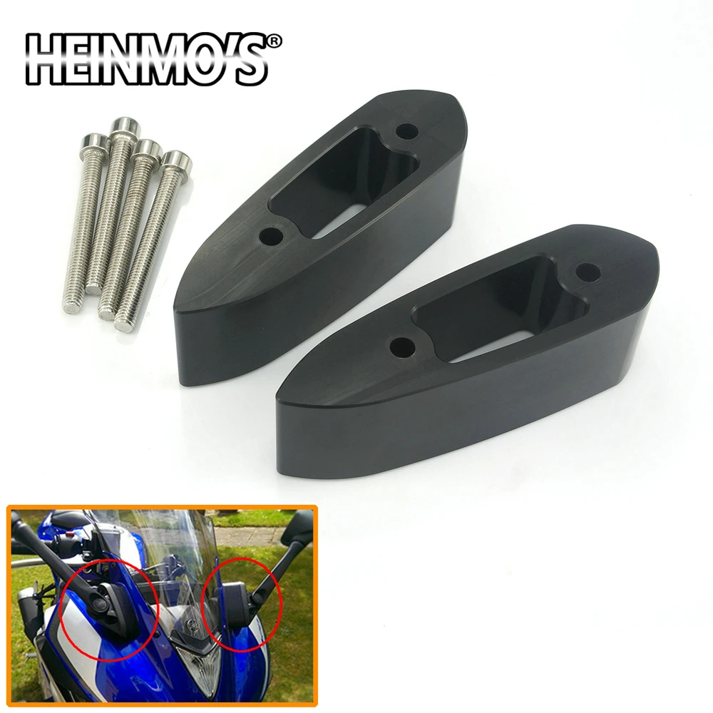 

Зеркальный переходник для Yamaha YZF-R3 2014 2015 2016 2017, запчасти для мотоциклов YZF R3 YZF R25, удлинители, комплект удлинителей