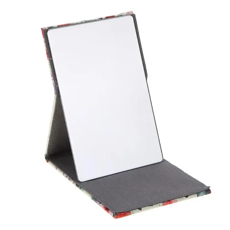 

Foldable Pocket Portable Stainless Steel Rectangular Mirror Makeup Mirror