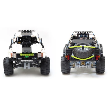 

1007Pcs MOC RC Monster Truck Vehicle Model High Level Assembly Small Particle Building Block Set with Motor and Remote Control