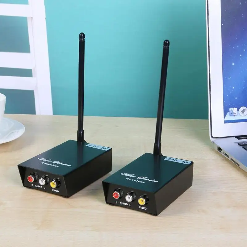 2,4G 2000W беспроводной передатчик анти-помехи с автоматической функцией переключения изображения аудио-видео передатчик приемник-10℃-50℃