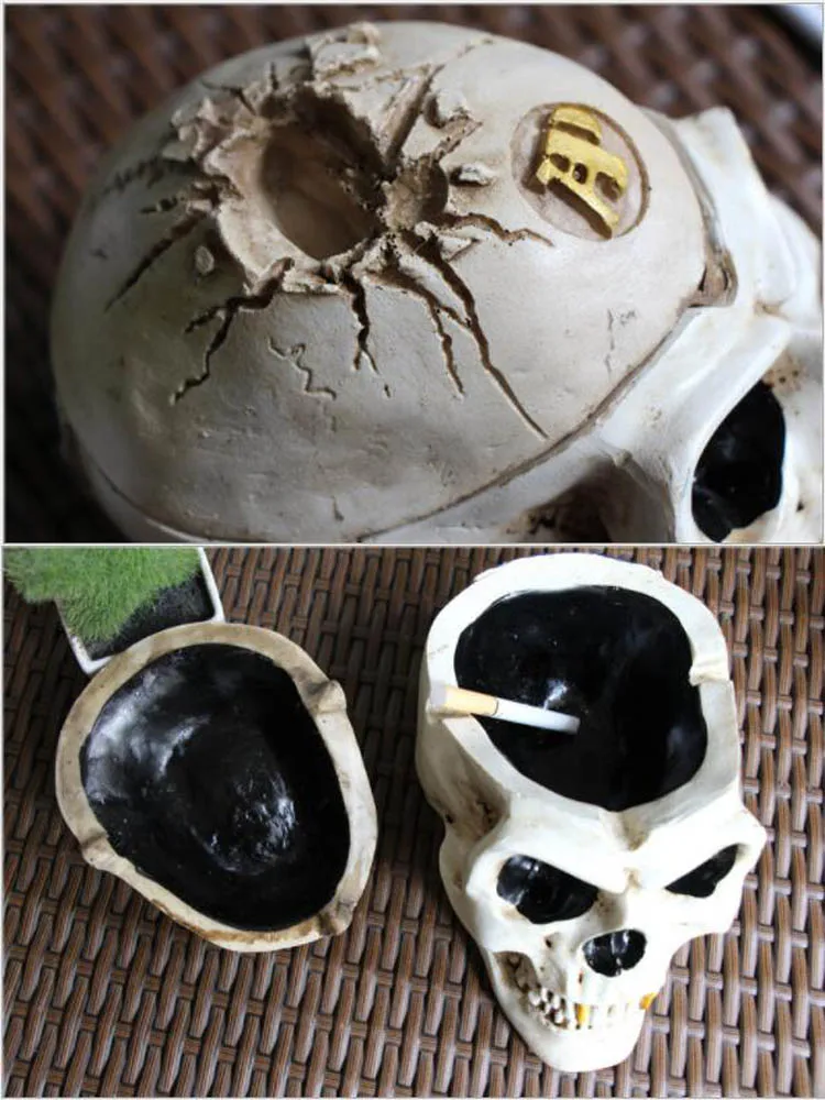 Resin Ashtrays with Cover for Men FG326