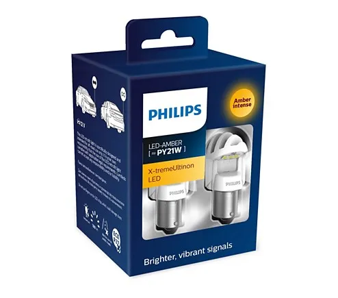 Лампа PY21W 12V/24V-LED(BAU15s) X-tremeUltinon LED gen2+ CANbus 12V 21W PHILIPS 11498XUAXM
