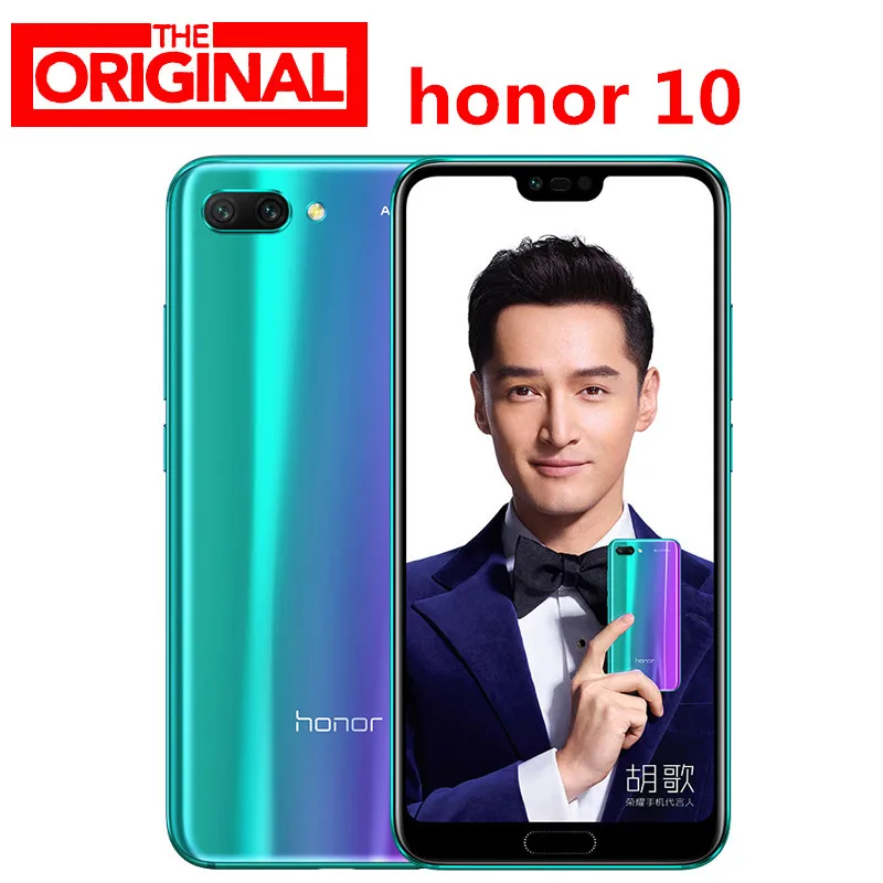 Honor 10 LTE смартфон 4G android 9 5,84 дюймов 2280x1080p полноэкранный Восьмиядерный мобильный телефон с функцией распознавания лица NFC 4G