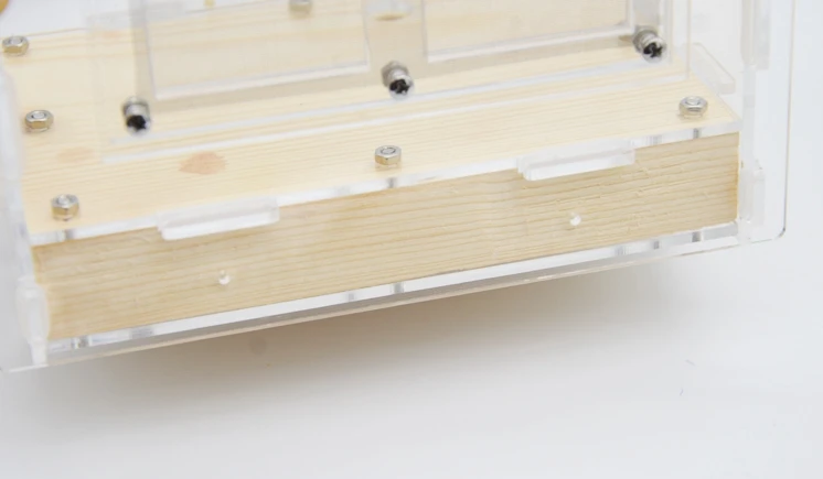 wooden ants nest ant farm, made by real wood and acrylic ants house