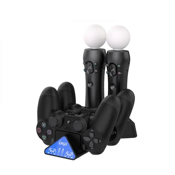 

PS4 GamePad Controller Triangle Beast Charger For PS4 PS Move Controller Charging Dock Charger Stand For PS4 PS4 Move Handle
