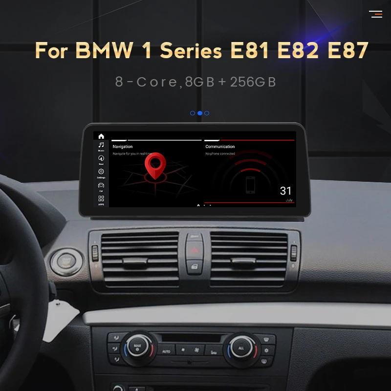 Radio Mobil untuk Bmw E81 E82 E87 E88 