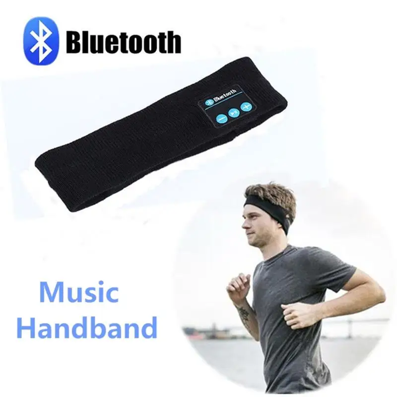 

Bluetooth Wireless Music Headband Earphones HIFI Sound Quality Outdoor Sports Yoga Fitness Call Headphones Music Headscarf