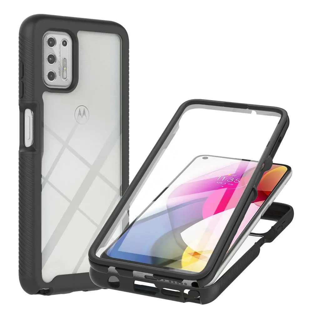 Capa for Motorola Moto G Stylus 2021 Bumper Armor Crystal Case Front Back Hard Shell Shockproof | Мобильные телефоны и
