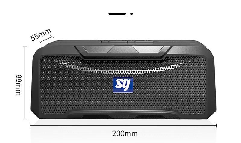 10 Вт Bluetooth динамик подходит для мобильного телефона планшета ПК Многофункциональный умный настольный беспроводной динамик портативный сабвуфер AUX