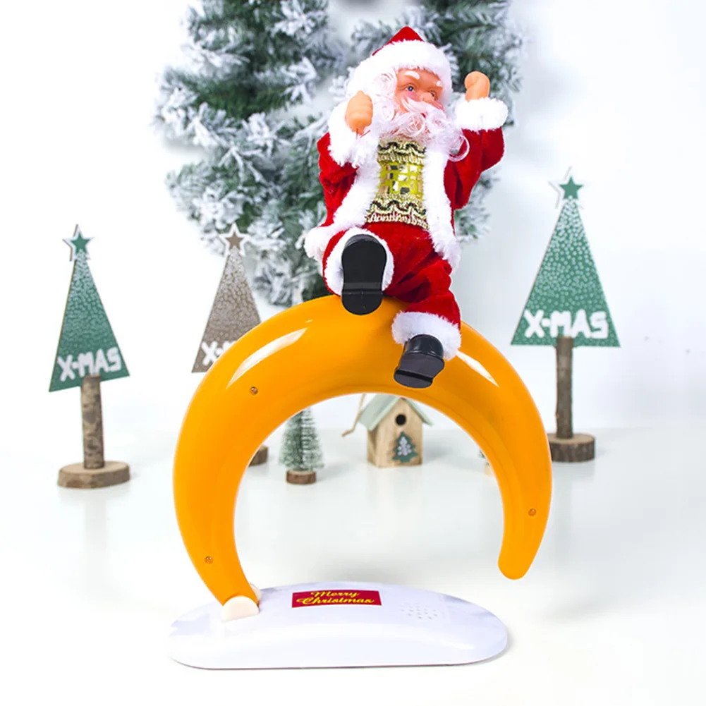 

Dancing Gift Soft Singing Electric Plush Christmas Ornaments Festival Santa Claus Kids Music Toy Home Decor Doll Party