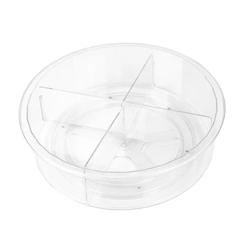 

360 degree kitchen refrigerator storage box storage box food container plastic crisper storage rack turntable crisper