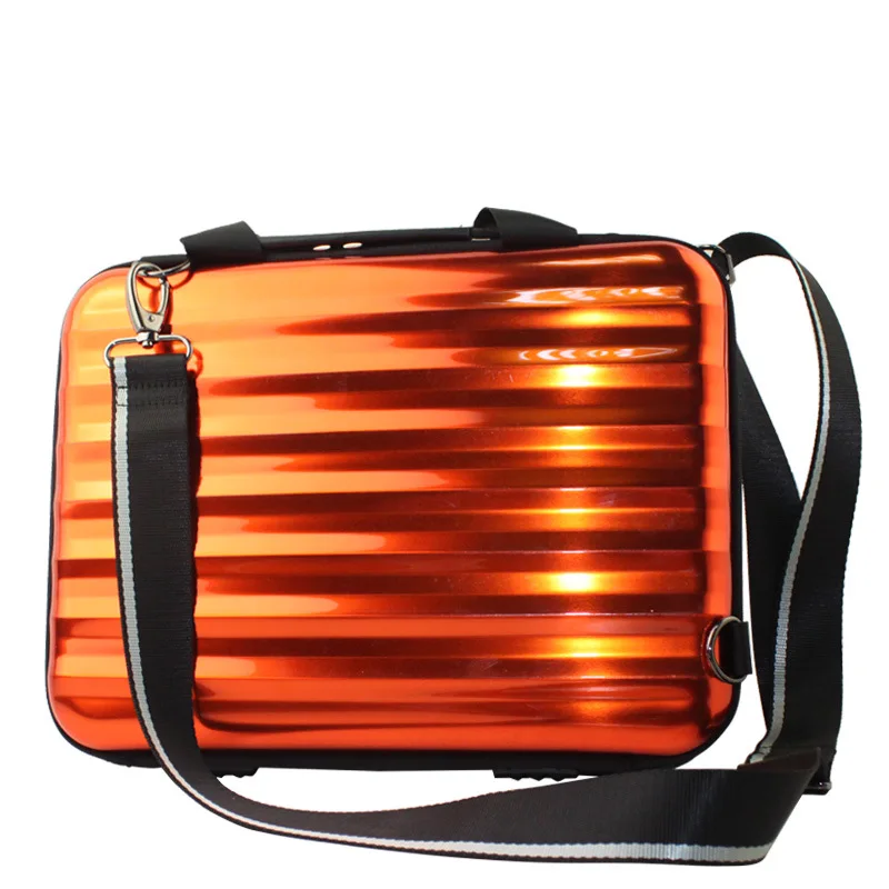 

PET Soft Metal Computer Bag Hard Case Computer Bag Bright Surface Laptop Computer Bag Shoulder Bag, Handbag
