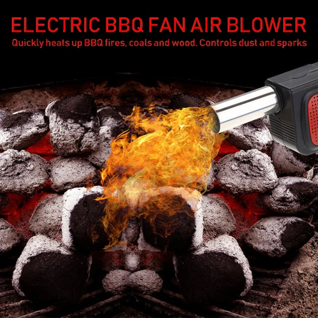 Barbecue Ventilátor Légfúvók Kézi Elektromos Hajlító Fújtatók Kültéri Kemping Piknik Főző Szerszám - Image 3
