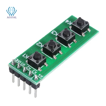 

TB371 4 Key MCU Keyboard Button Board Compatible UNO MEGA2560 Pro Mini Nano Due Raspberry Pi Teensy++