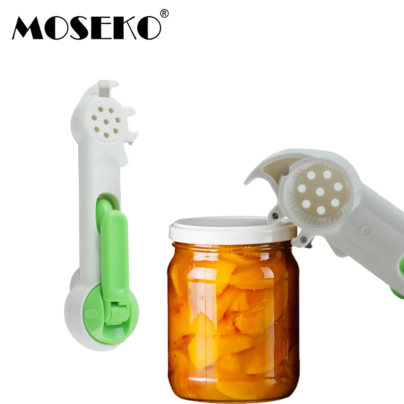 

MOSEKO 1PC Canned Fruit Opener Multi-Function 7 in 1 Bottle Opener Soda Tab Opener Can Wine Beer Tools Kitchen Tool Accessories