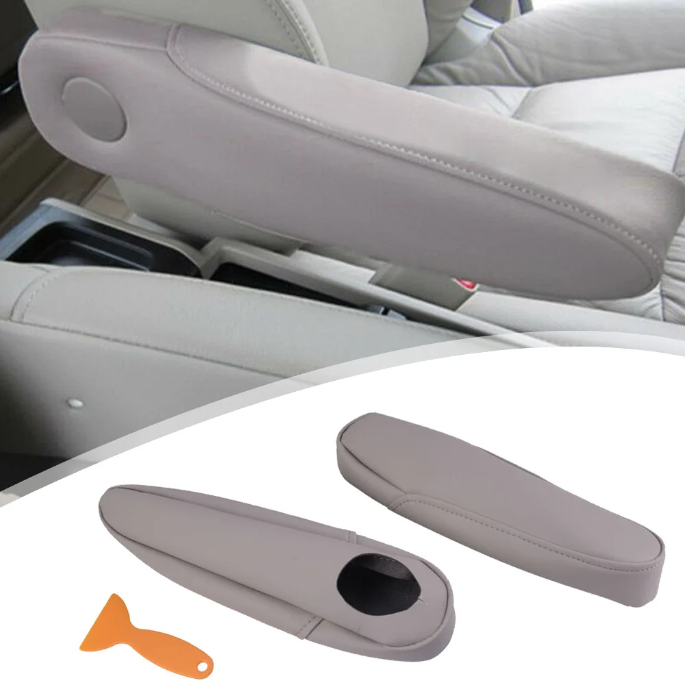 Серый чехол из искусственной кожи для Honda Odyssey 2005-2010 левый правый протектор
