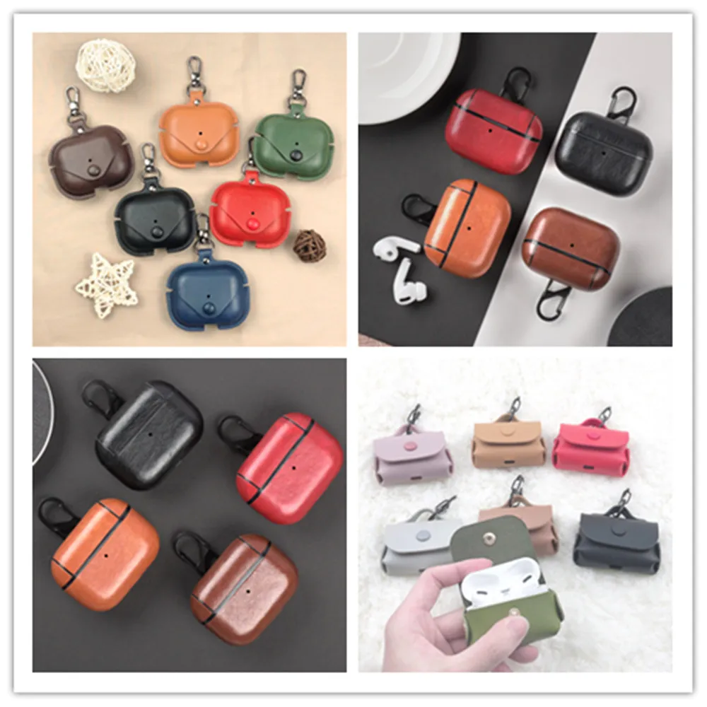 

Luxury case crocodile leather Earphone Cases For Airpods 3 Storage Bag Earburds Protective Cover AirPods Pro case Accessories